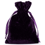 Velvet Bag Purple 6X9